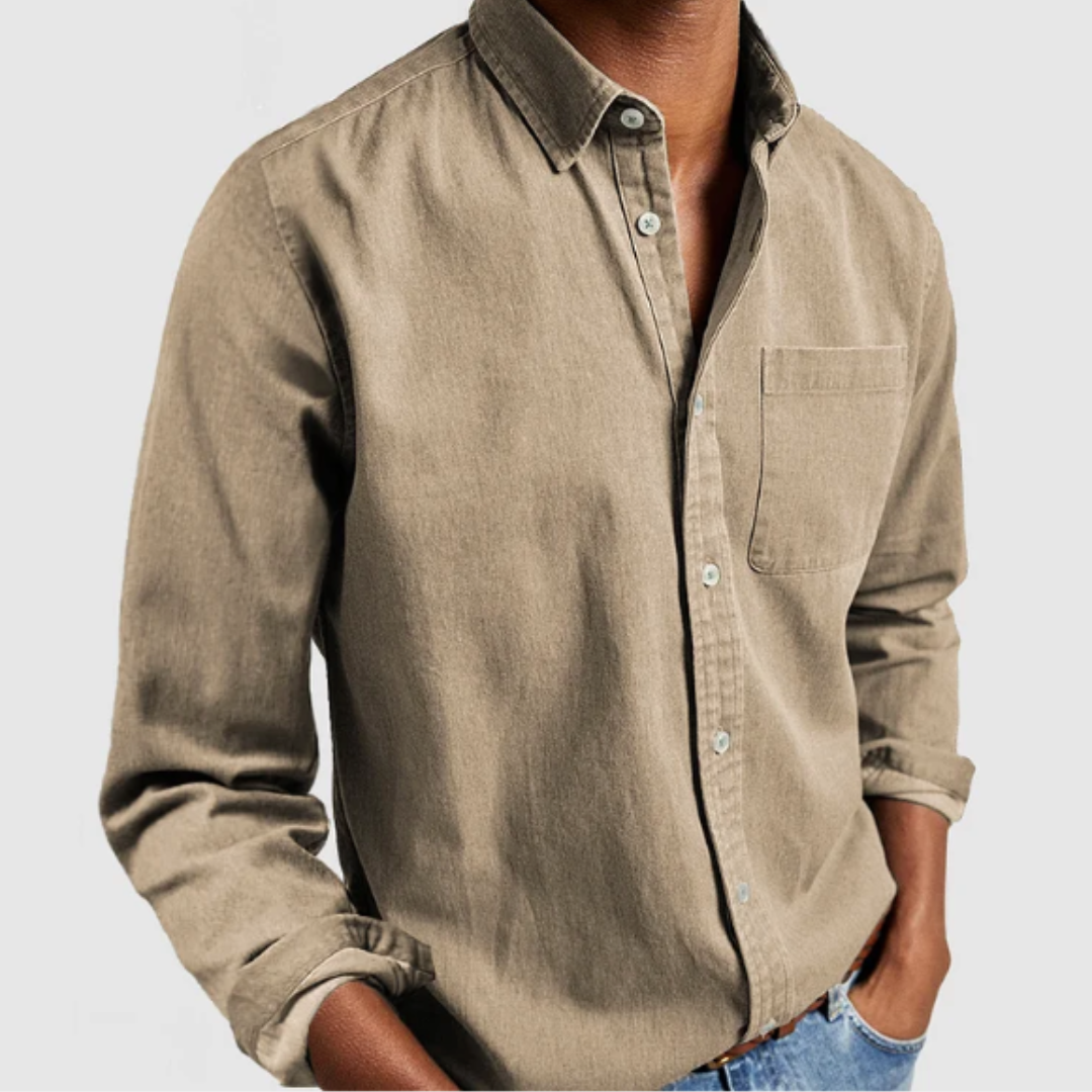 Maison Greyford | Men's Denim Shirt | Soft Cotton Blend