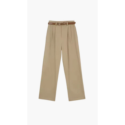 Maison Greyford | Women's High-Waist Pleated Trousers | Wide-Leg