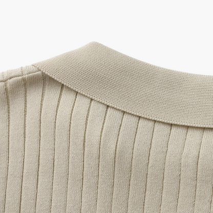 Maison Greyford | Men's Short Sleeve Polo | Ribbed