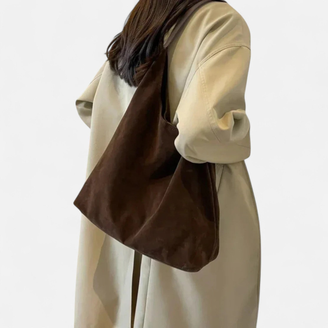 Maison Greyford | Women's Suede Hobo Bag | Minimalist Chic