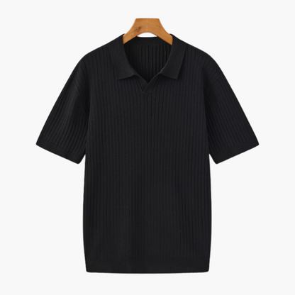 Maison Greyford | Men's Short Sleeve Polo | Ribbed
